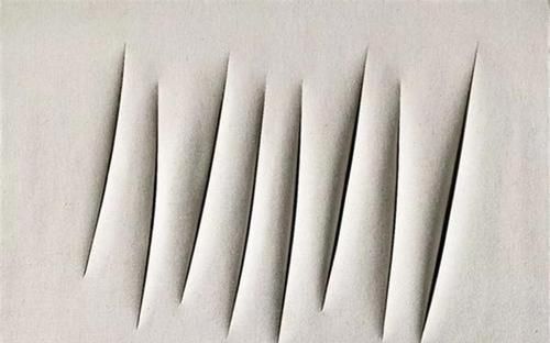 这才是艺术家,在画布上割一刀卖2个亿,原来缝隙里大有文章