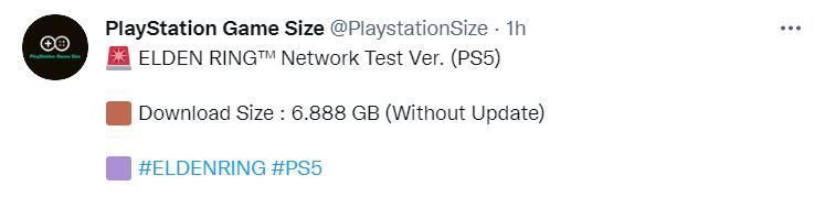 gb|《艾尔登法环》PS5测试版下载容量曝光 不到7GB