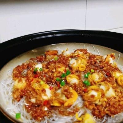 美味|#名厨汁味，圆中秋美味#蒜蓉粉丝蒸扇贝