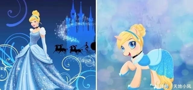 双厨|迪士尼公主化身彩虹小马,花木兰的马尾太合适了,双厨狂喜