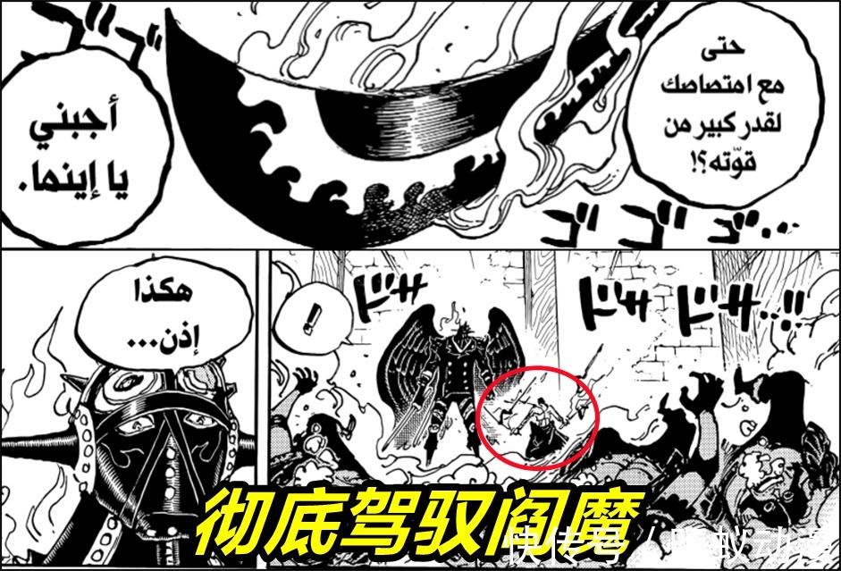 刀神|海贼王1033话,三把刀“缠绕霸气”,索隆驾驭阎魔,刀王vs刀神