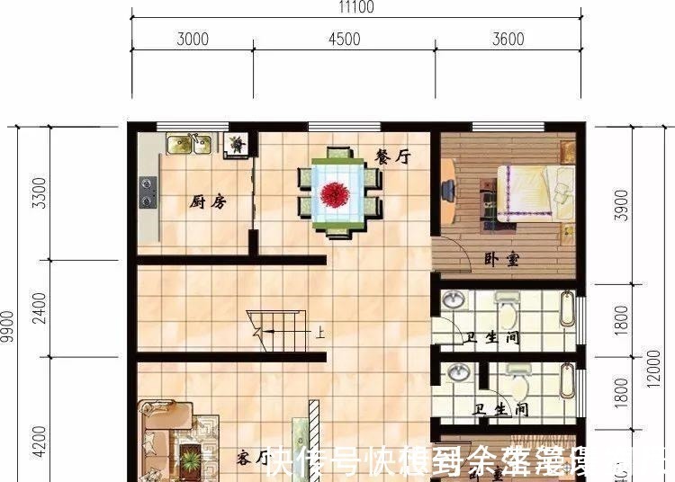 两厅|造价18万的两栋小别墅,带走廊设计,为农村生活量身定制!