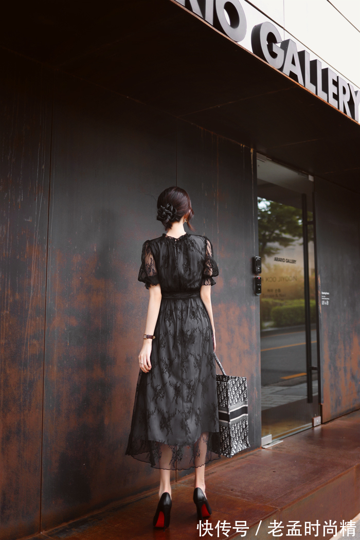 淑女|这条裙子也太仙了吧,无论年龄大小,都能展现出浪漫温柔的淑女感