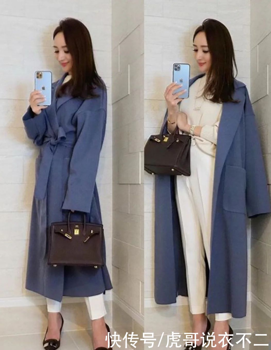  这位|大衣穿搭优雅精致最重要，这位日本博主真会穿，每一套都堪称模板