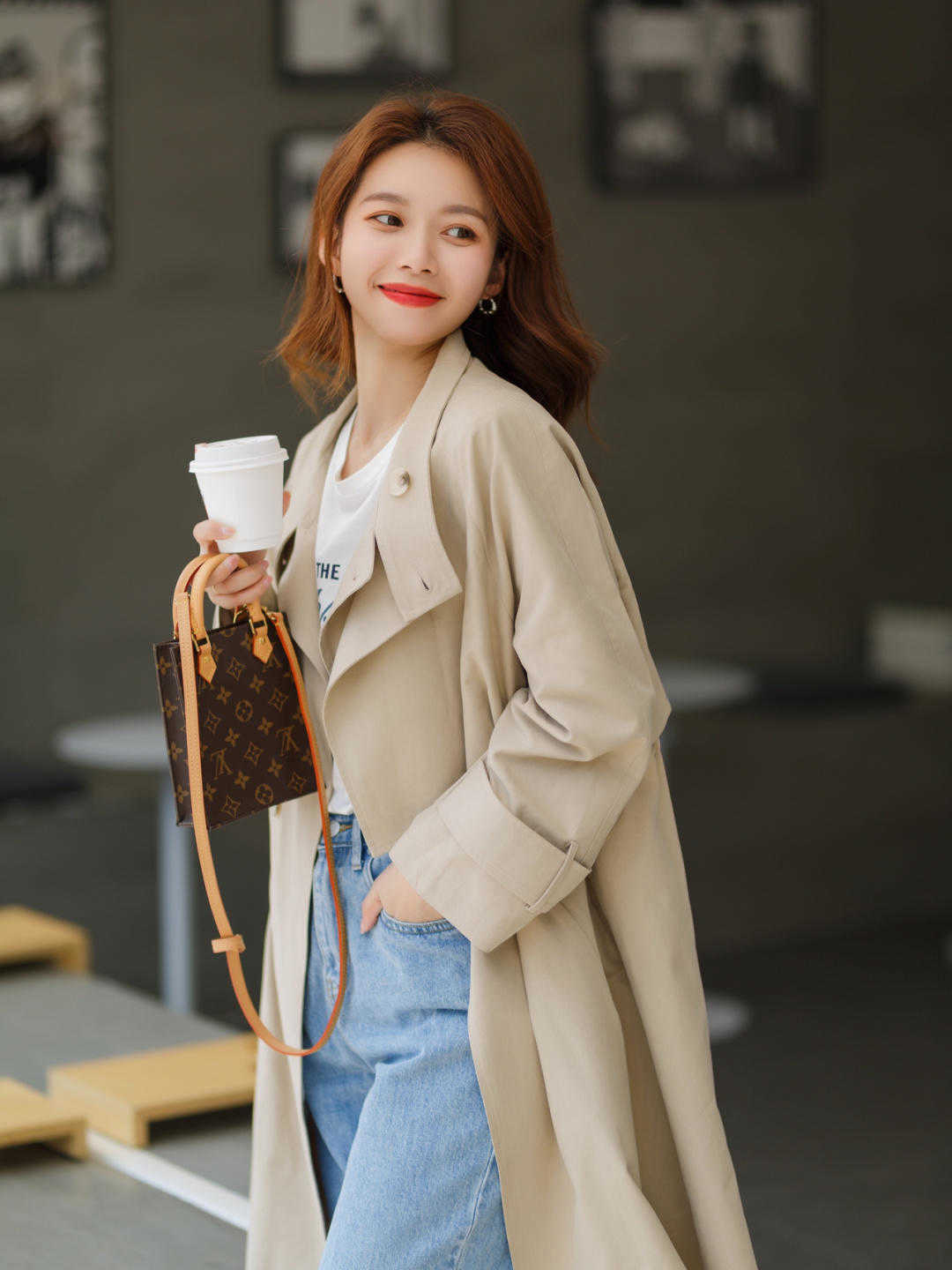 风衣|适合普通人通勤穿搭,简约又高级,照样特别美