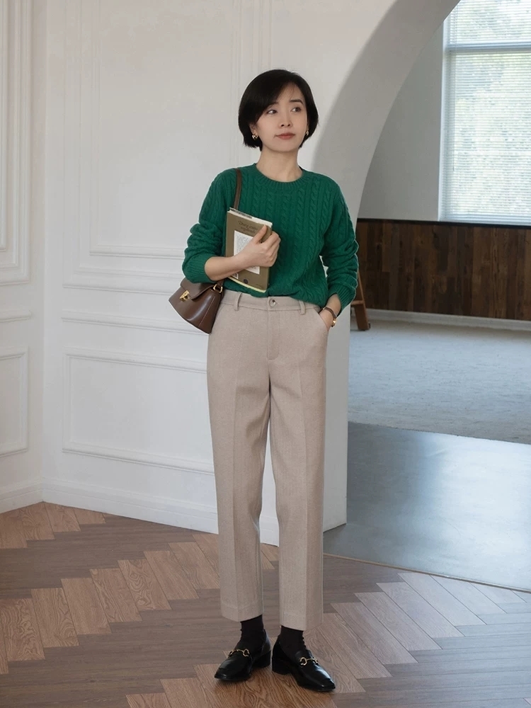 冬天|微胖女生冬天怎么选裤子?这几条裤子遮肉显瘦又百搭,冬天穿刚好