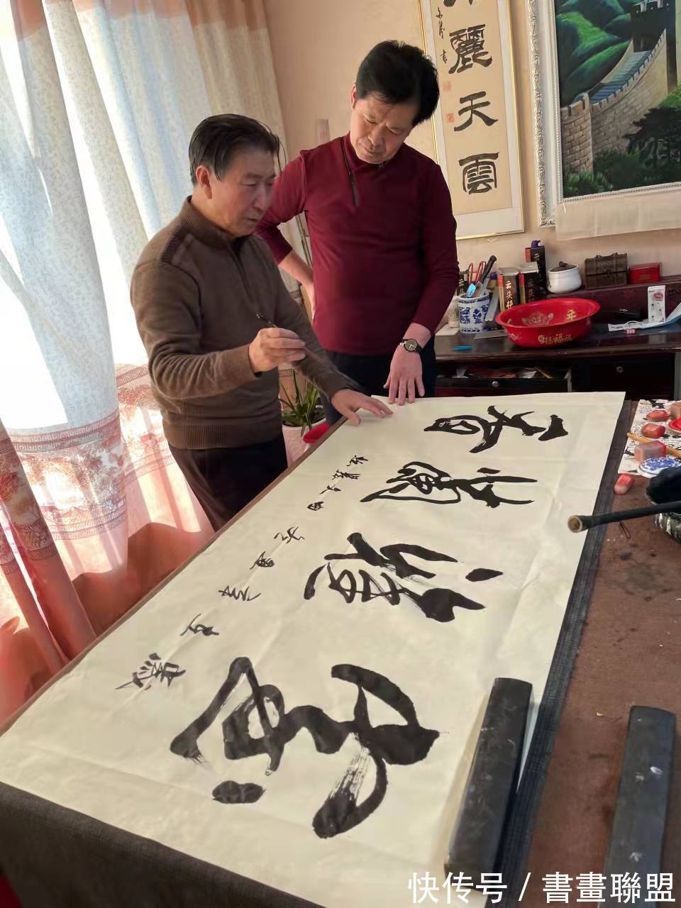 翰墨书画院!走进内蒙看望老艺术家