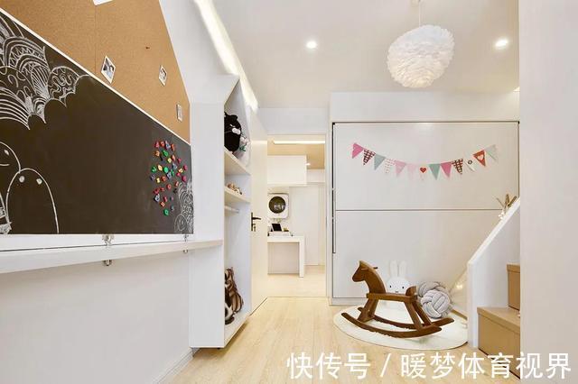 客厅|爆改60㎡旧房,住六人还很宽敞!配合可变家具,秒变大空间