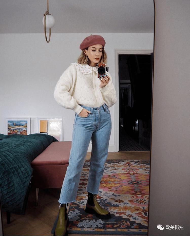 短靴|牛仔裤+短靴，也可以很飒！！