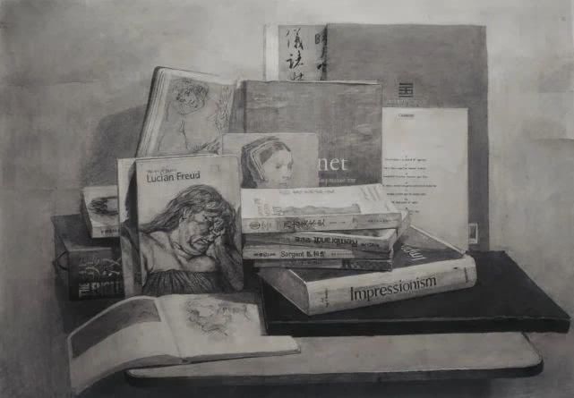 纸本炭笔|赏析中央美术学院2020届基础部素描作品欣赏