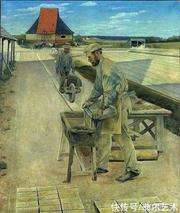 罗斯基勒·峡湾的夏日&丹麦不止有艺术大师哈默修依,画家LA Ring开创了象征主义的绘画