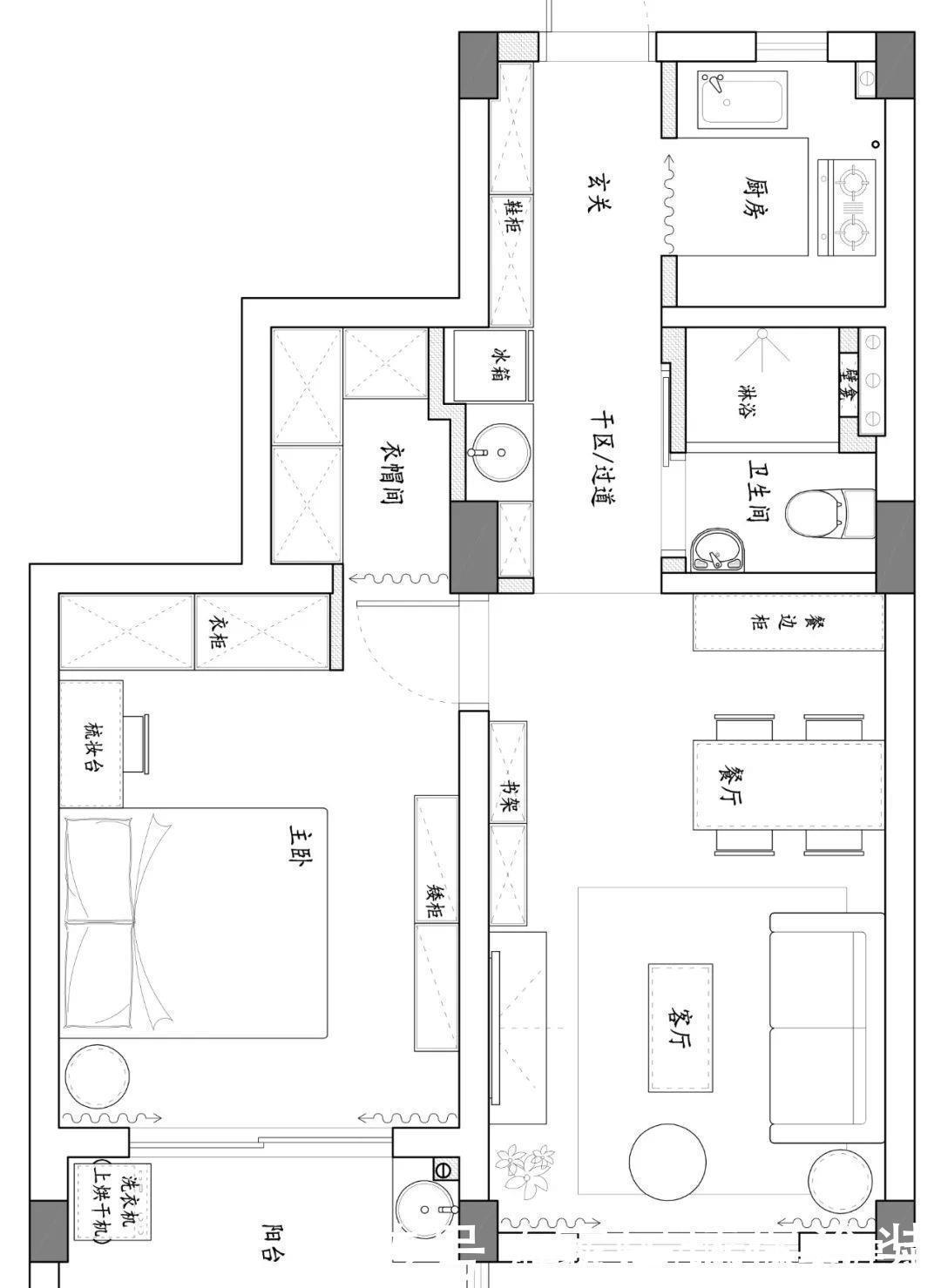 收纳|女主的58㎡小家品质不输大豪宅，一人独居温馨舒适感倍增，羡慕！