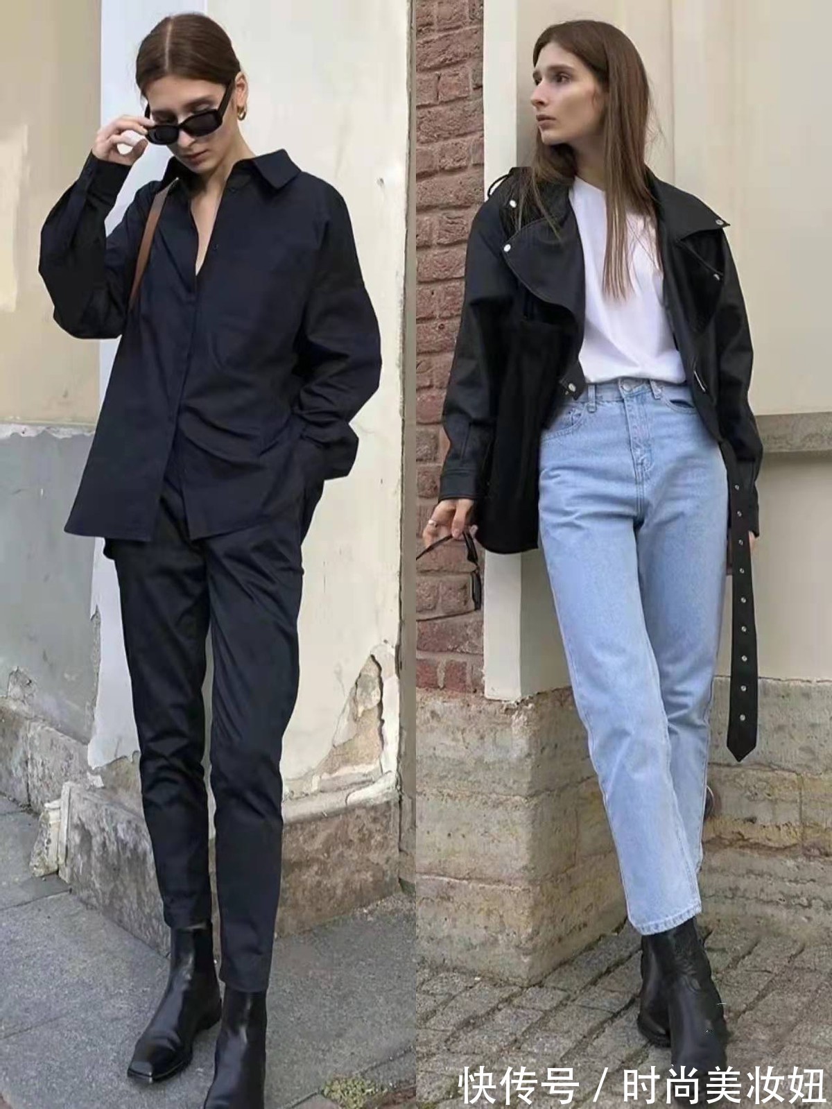 利落 40+女人别穿得太花哨,越简单越显气质,基础款也能穿出高级范