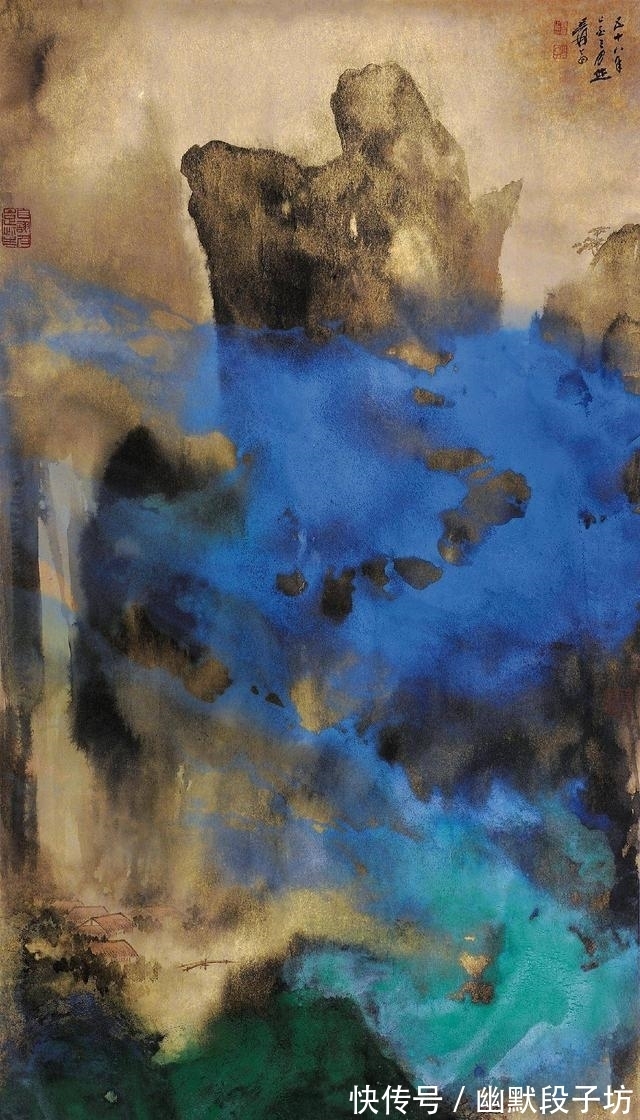 画家#张大千靠仿他的画出人头地,他的理论一直被追捧!