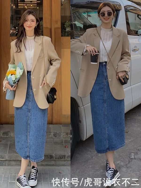 又被这位博主“种草”了，每一套都好时髦洋气，普通人照穿也好看