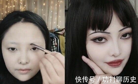 体育生|同时“富江妆”体育生忍了,理科生忍了,美术生怎么就能这么美?