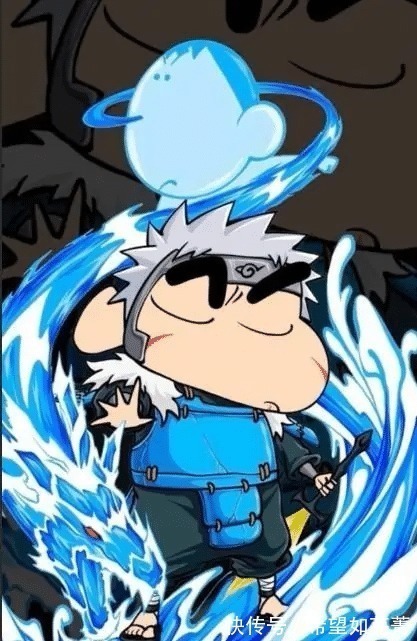 自来也|当蜡笔小新和火影忍者里面的人物结合之后,看到纲手我服了