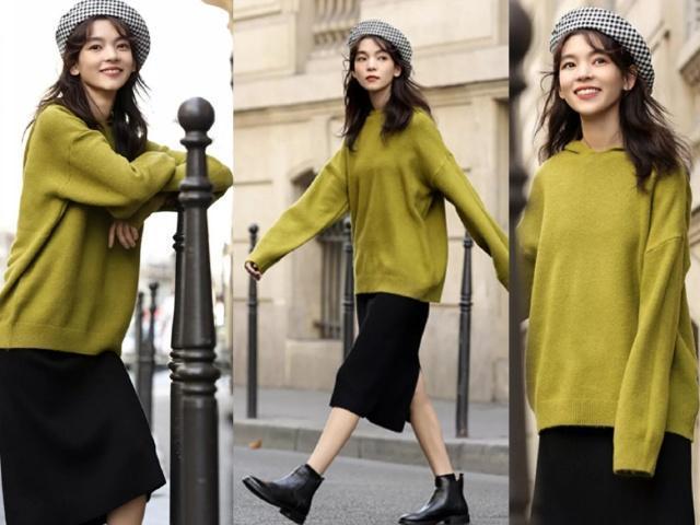 针织裙 秋冬最流行穿“小短靴”,选这4款搭配,让你踏出时尚美感