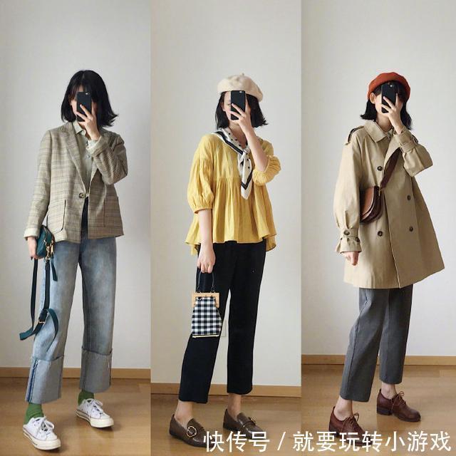 小个子女生入秋别穿长风衣,今年流行这种“薄外套”,你穿对了吗