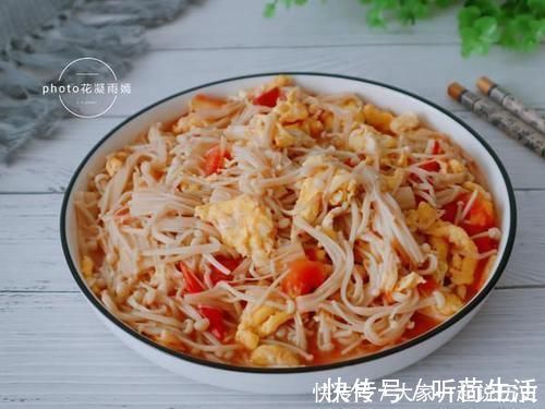 金针菇鸡蛋|脂肪最怕这“菜”，一周吃3次，刮油清肠，排出宿便，腰肢变细了