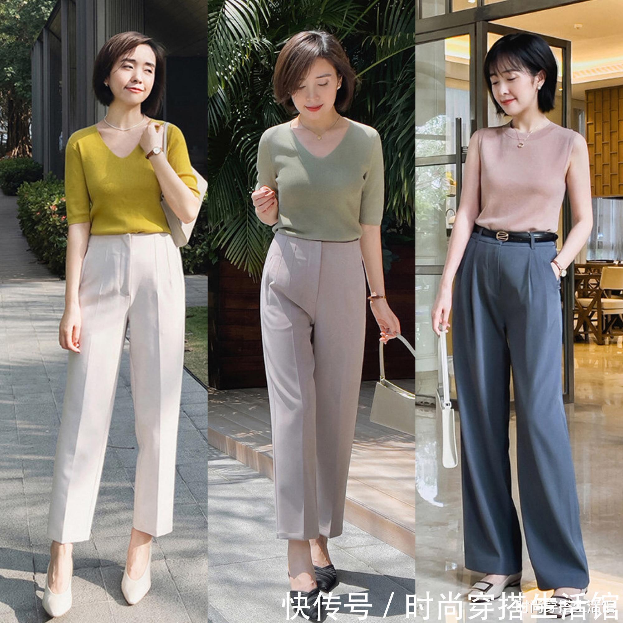 针织衫|小个子女人少穿长款多穿“它”，显瘦还显高，配裙子裤子美极了