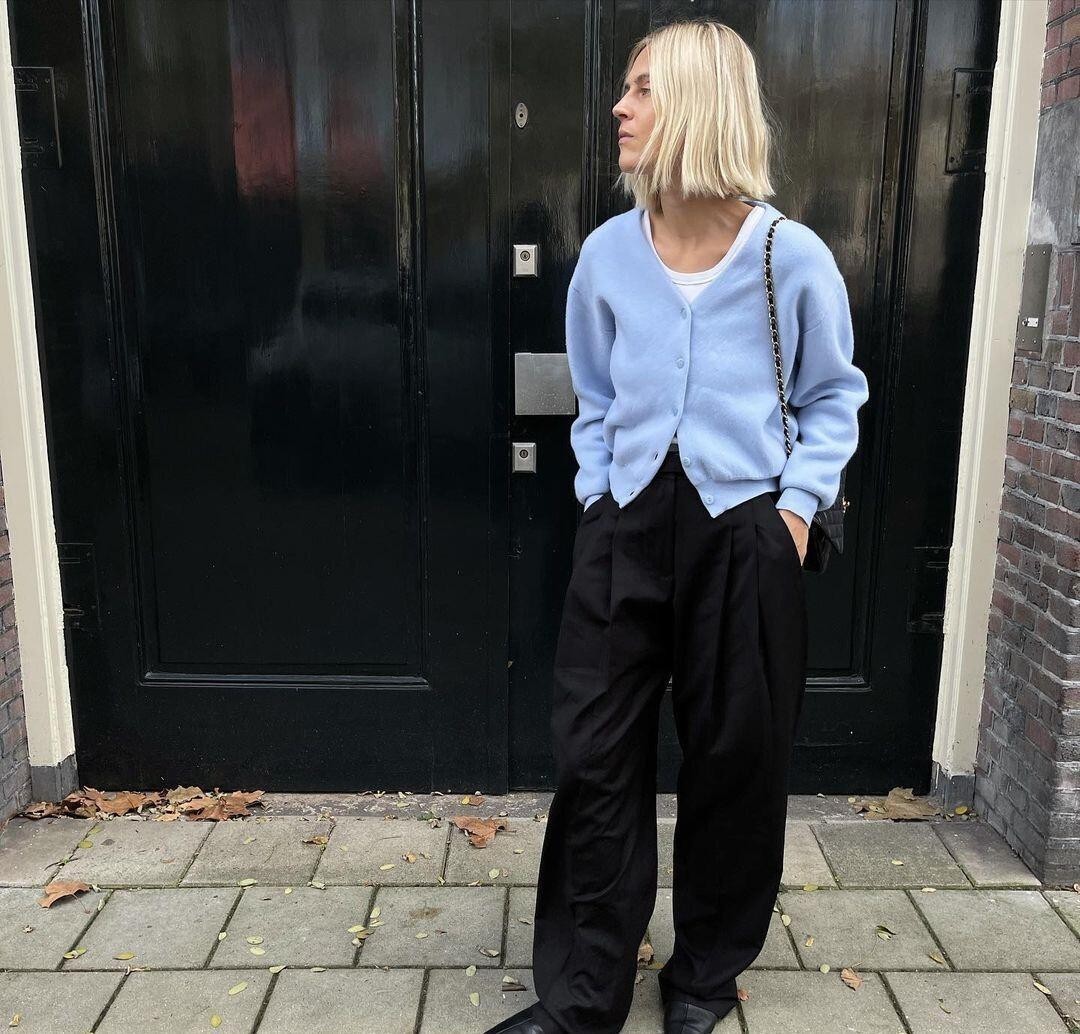 阔腿 一年四季都常见的阔腿裤, 有品位的女人都在穿, 和4种搭配很经典