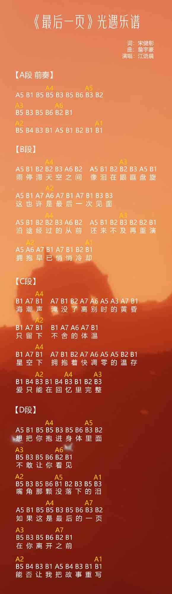 的手中空無一物光遇樂譜小情歌光遇樂譜東風破光遇樂譜聖誕結光遇樂譜