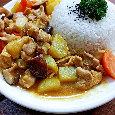 咖喱块|咖喱鸡块套饭