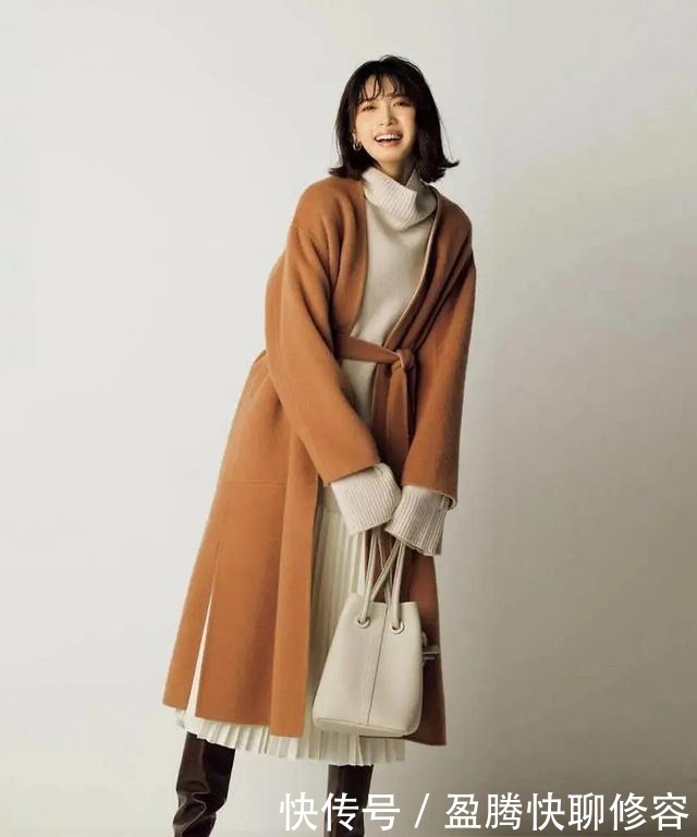 互搭|大衣+裙子=冬天最优雅的女神装