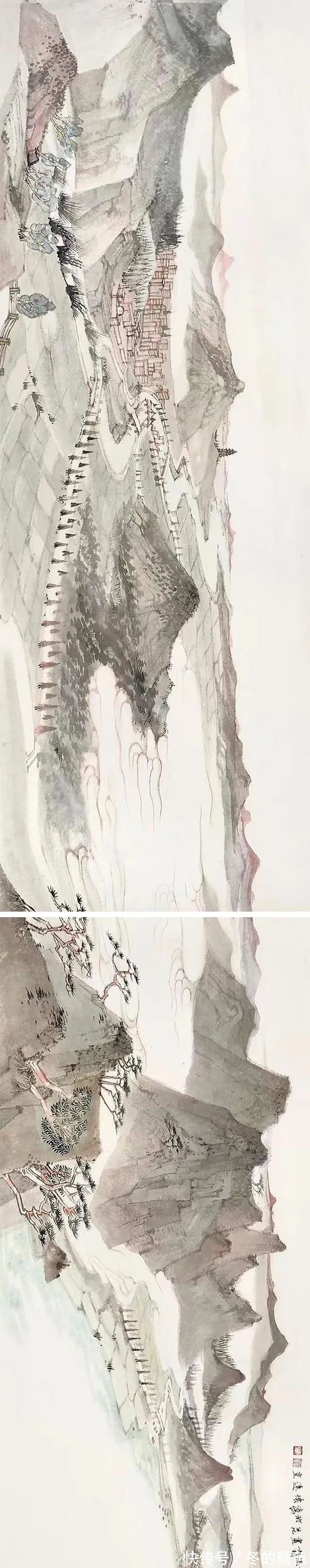 中国画!张秋桔|一段烟云