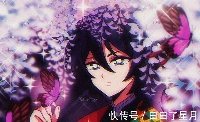 原作|《鬼灭之刃》回到90年代,全员变少女漫画脸,蝴蝶忍唯美而温柔