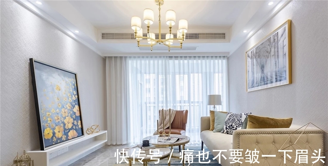 轻奢|107平轻奢美式3室2厅,精致华美的优雅品位!