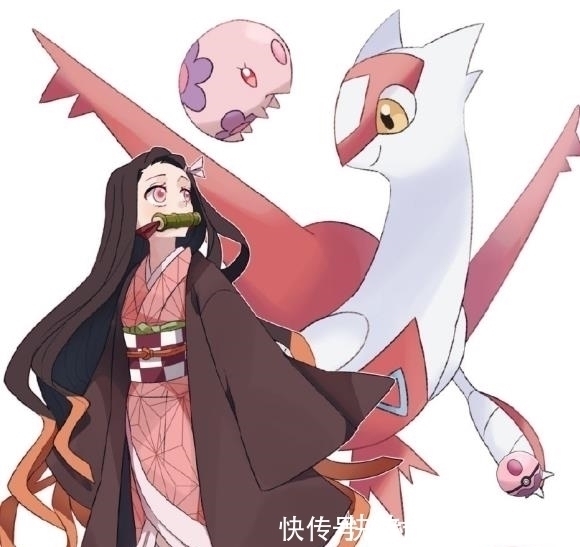 祢豆子|鬼灭之刃×宝可梦,我妻善逸匹配皮卡丘,蝴蝶忍同类型精灵很可爱