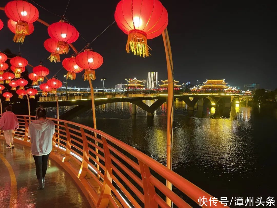 夜色芗城！漳州红起来！红红火火漳州城