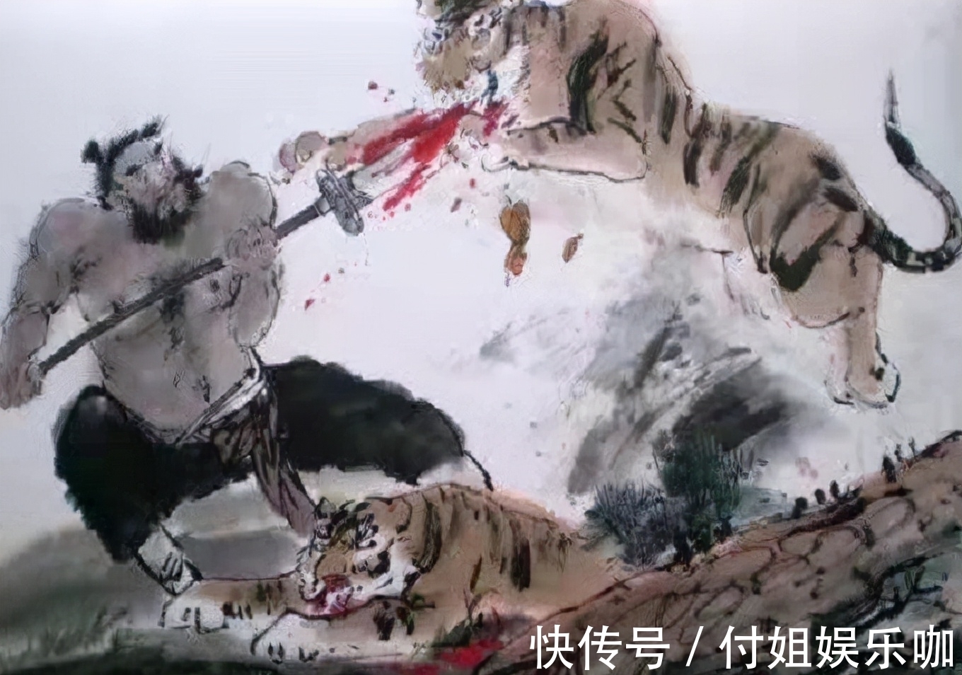 李逵&李逵的老母被恶虎吃掉后,金圣叹一口气连写12副对联,大笑了12次