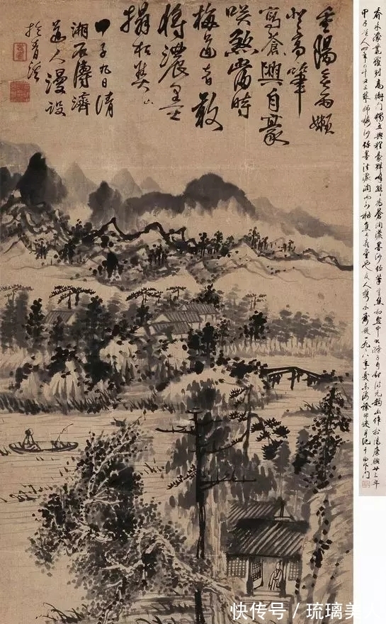 山水画！不摹古，造化于心｜石涛山水画