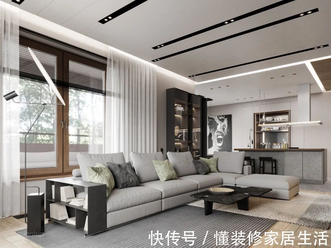 客厅|轻奢系客厅设计