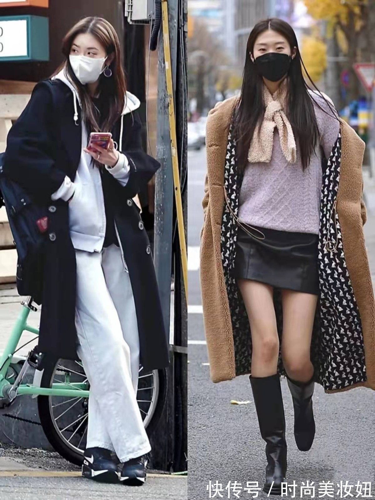 单调感 “韩国女生”日常穿搭有多时髦?看这些街拍穿搭造型,洋气又个性