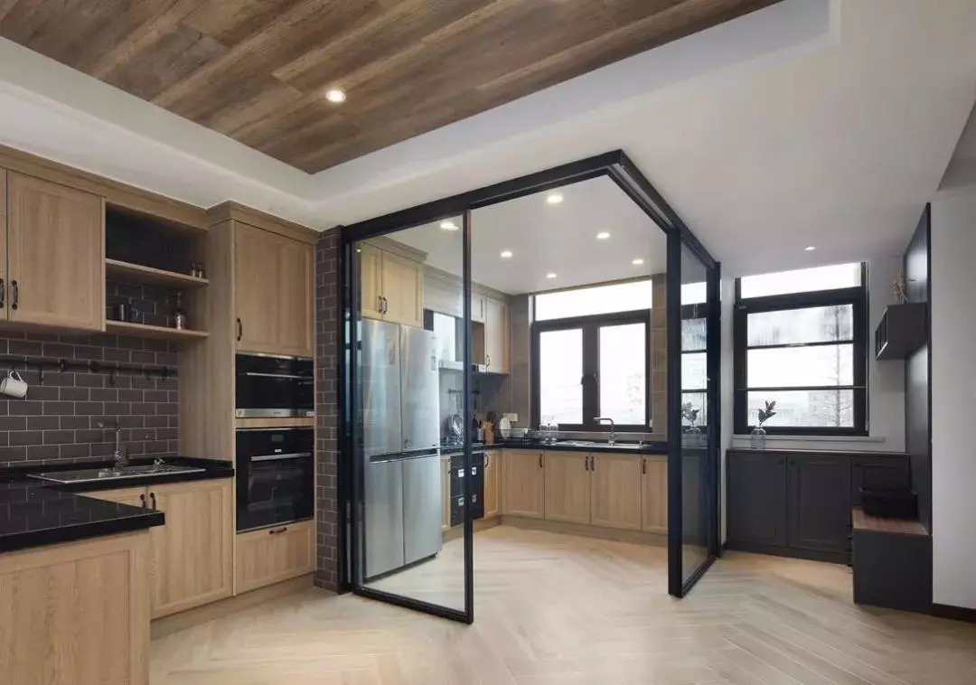 地砖|开放式和半开放式厨房,怎么做更实用?