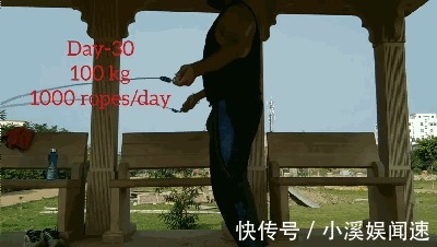 减肥|跳绳减肥慢206斤男子坚持每天跳绳30分钟,不经意间就完成蜕变