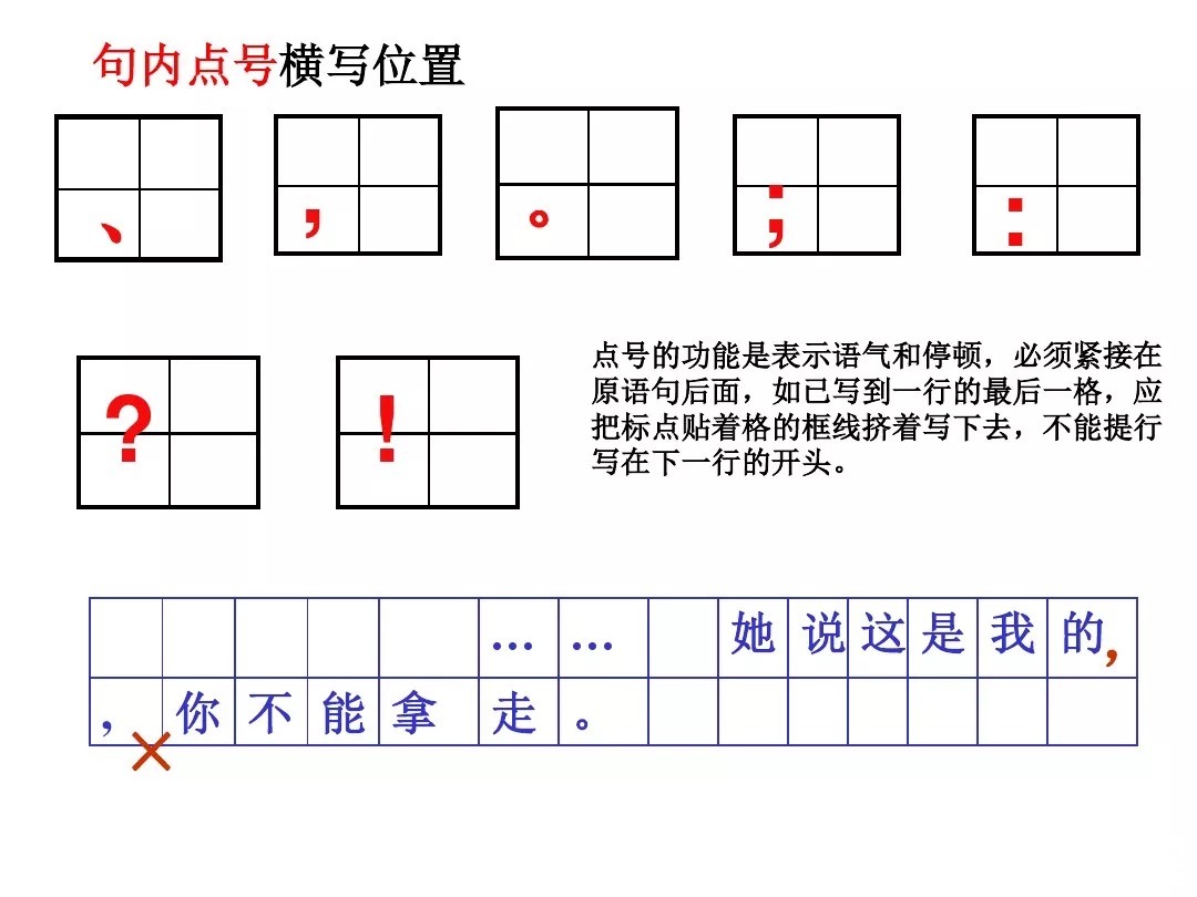 一个字#标点符号的正确书写格式(附图文展示)