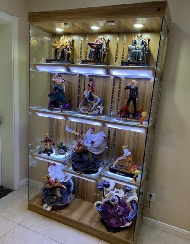 爱好者|肥宅收藏没版权的手办被展览,柜子成为讨论的热点?简直帅炸了