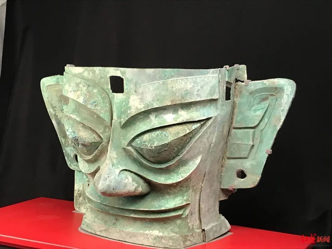 文物|三星堆青铜大面具回家!元宵节首次正式展出