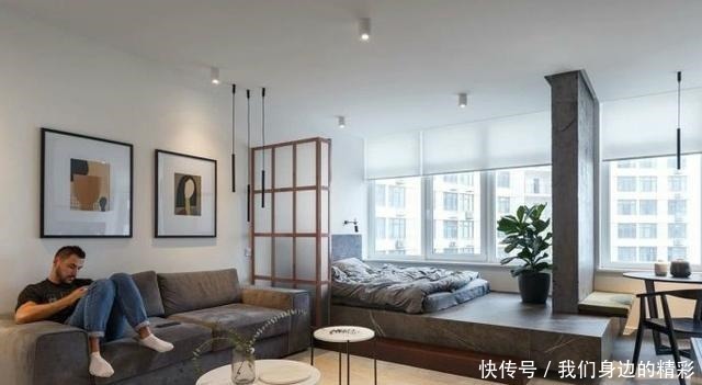 磨砂玻璃|乌克兰39㎡的小家,一厅一卧一人住太舒服了,忍不住晒晒!