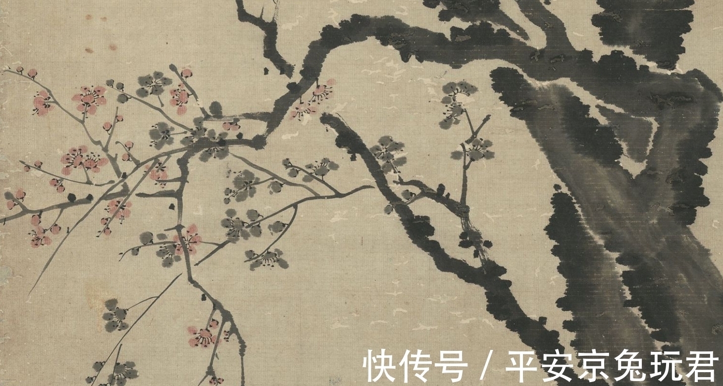 消夏图#可可爱爱,金农图中的生动趣味,这是个有趣的老头