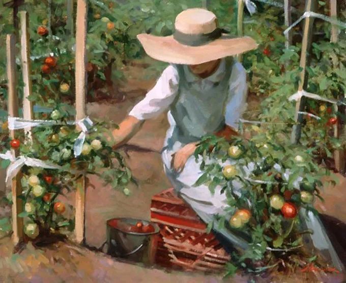 阳光美人|油画里的阳光美人,简直太美了