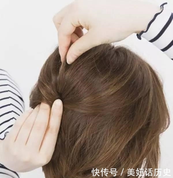 半长不短的头发怎么扎发型好看图片大全!