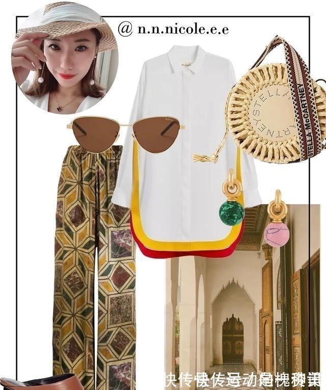 时髦 会穿连衣裙不是真时髦，会穿亚麻裤才是！「海报云旅行」！