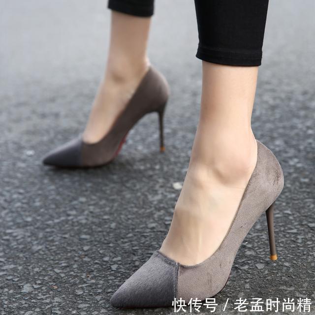 高跟鞋 搭配衣服超美的时尚女单鞋,上脚舒适又显魅力