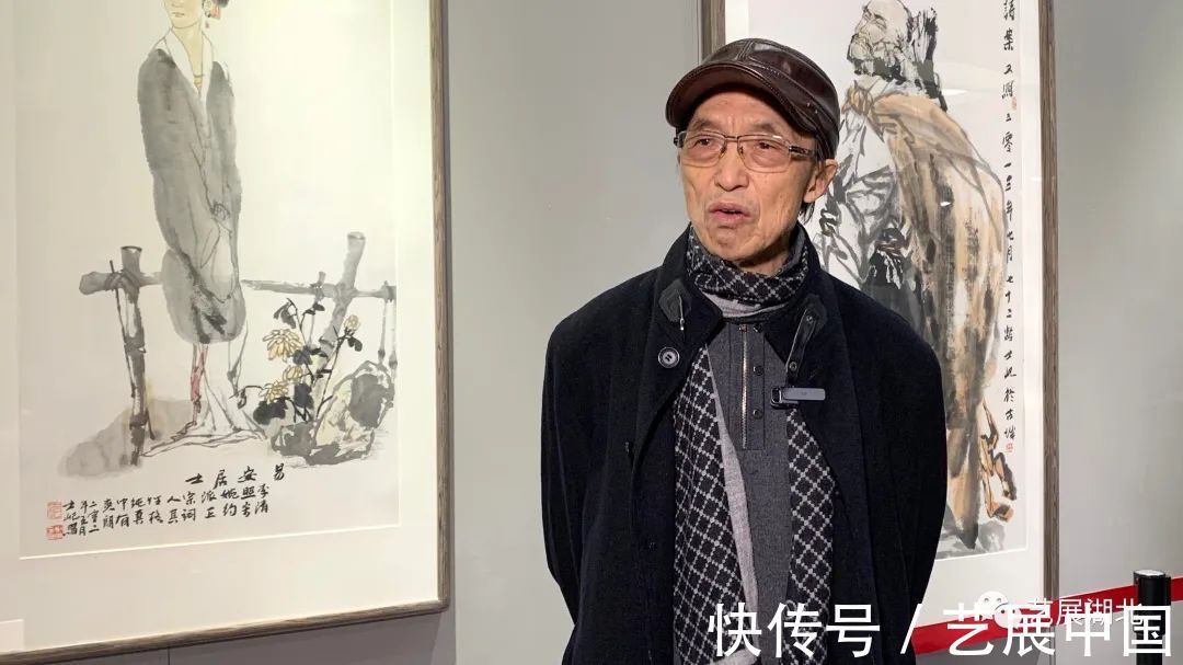 谈士屺@“墨彩凝晖”黄鹤楼 南楼画社系列展览之谈士屺中国画作品展开幕